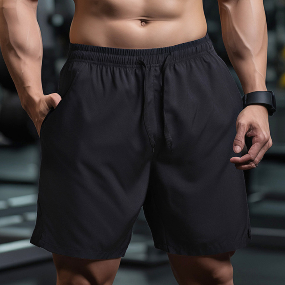 Running Gear Quick Dry - Celana Pendek Pria Bahan Mesh Cepat