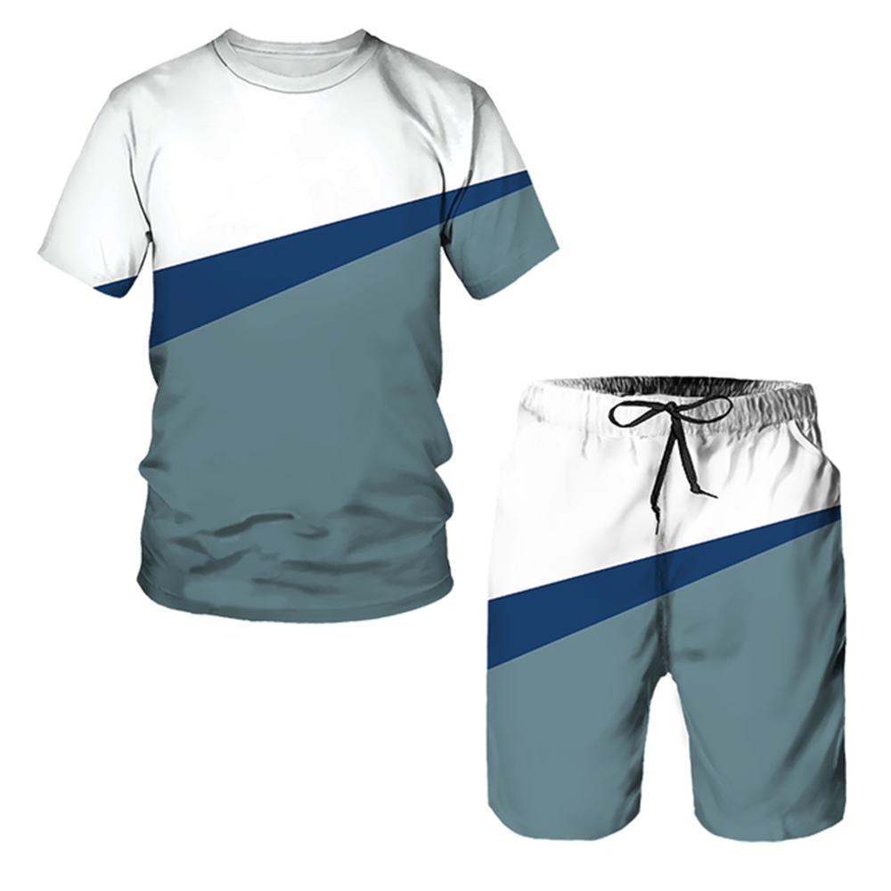 Running Gear Youth - Setelan Olahraga Lari Musim Panas Pria,