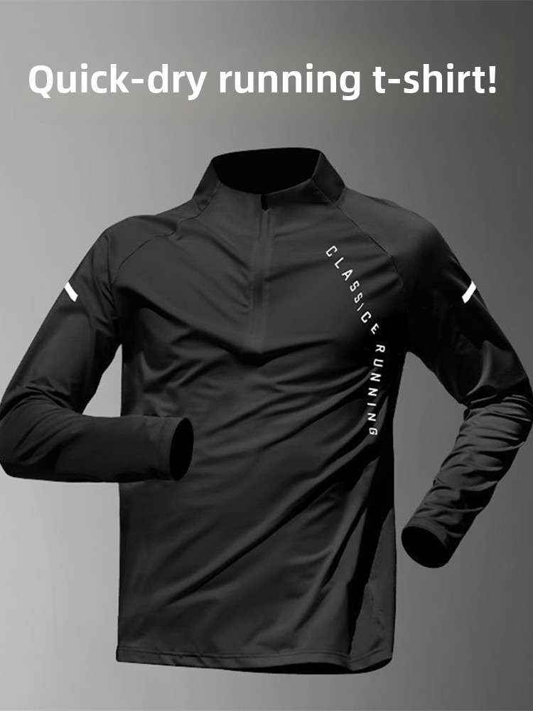 Pakaian Latihan Pria Kaos Leng - Running Gear Quick Dry ulasan dan harga