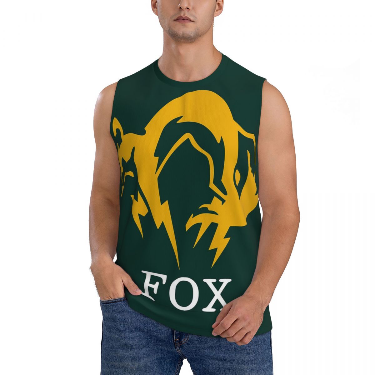 Metal Gear Solid Fox Men Tank  - Running Gear Shop ulasan dan harga